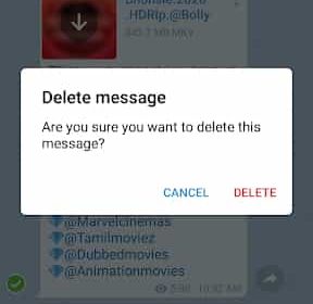 Delete a particular message