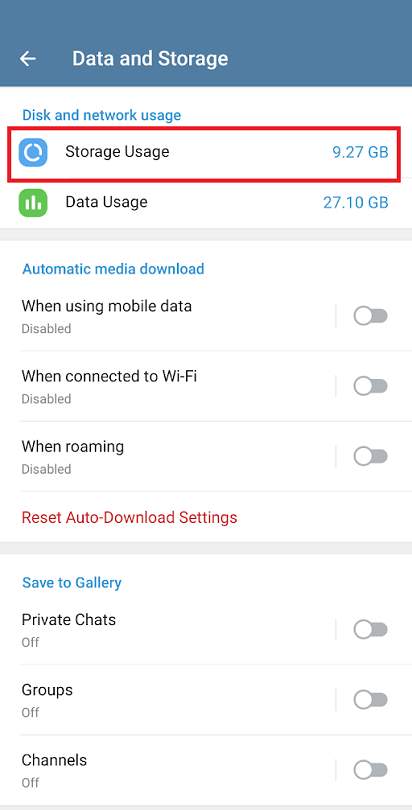 how to delete telegram downloaded videos