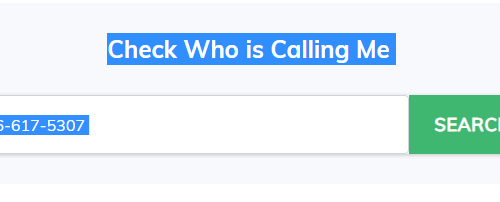 Who Is Calling Me
