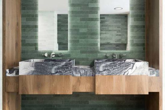 Green Marble Bathroom Vanity