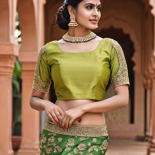 Cut Blouse Sleeve Designs