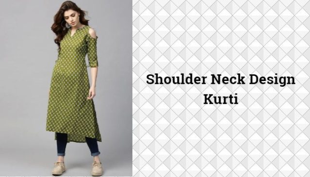 Shoulder Neck Design Kurti