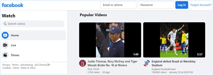 Facebook Watch