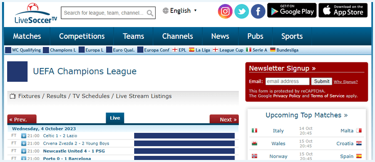 Live Soccer TV