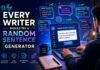 Why Every Writer Should Try a Random Sentence Generator Random Sentence Generator